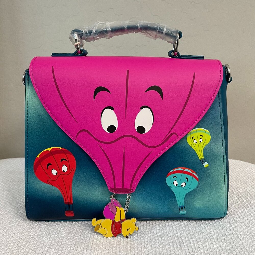 LOUNGEFLY ~ Disney Winnie the Pooh Heffalump Dreams GITD Crossbody Bag - NWT!